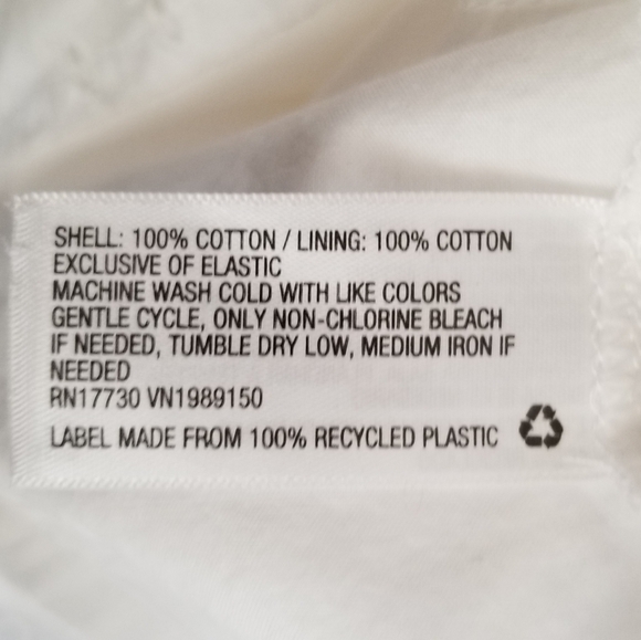 NWT A New Day White Eyelet Midi Dress Size Large - Picture 10 of 10